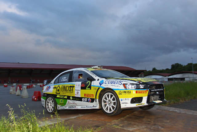 Alberto Meira en el Rali Botafumeiro